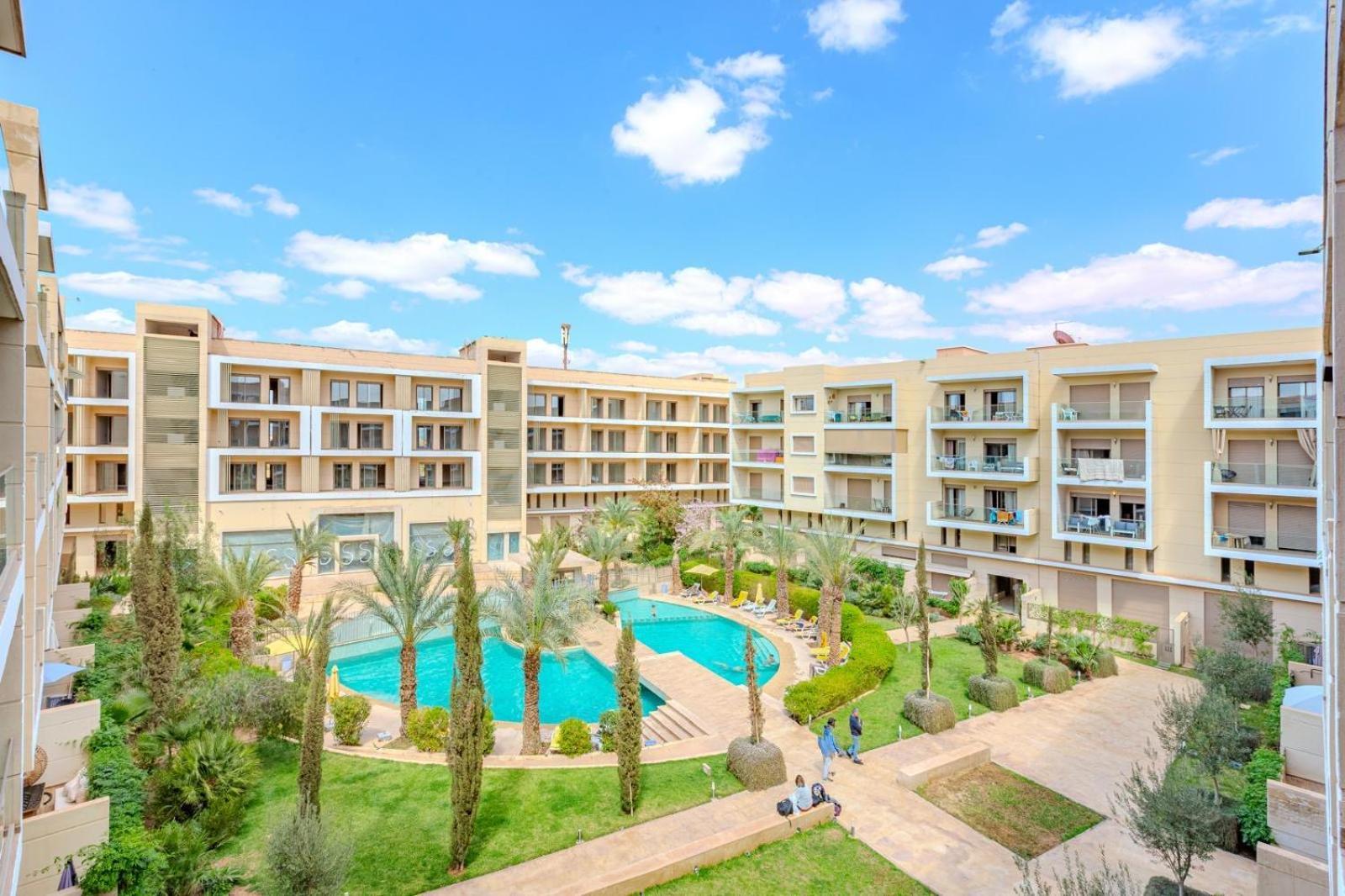 Royal Deluxe Gold - Marrakech, Luxe Pool View Lejlighed Marrakesh Eksteriør billede